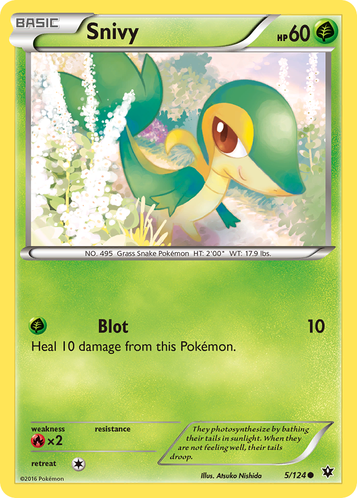 Snivy (5/124) [XY: Fates Collide] | Pegasus Games WI