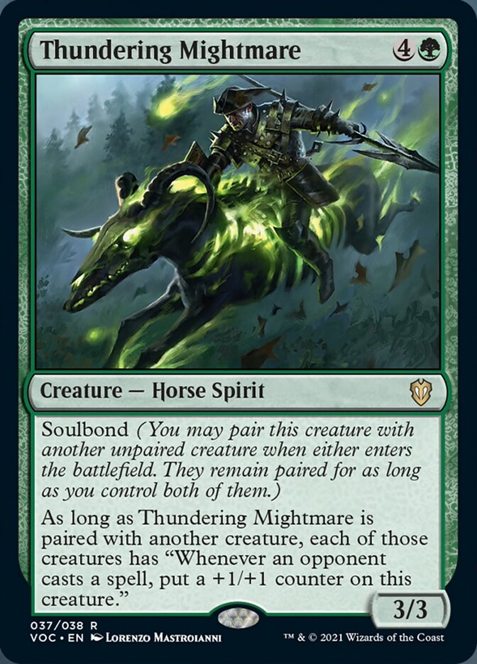 Thundering Mightmare [Innistrad: Crimson Vow Commander] | Pegasus Games WI