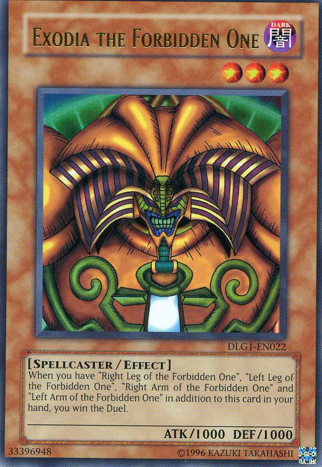 Exodia the Forbidden One [DLG1-EN022] Ultra Rare | Pegasus Games WI