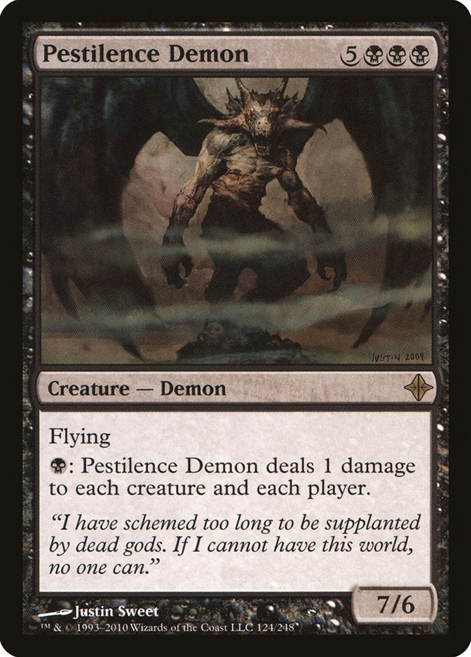 Pestilence Demon [Rise of the Eldrazi] | Pegasus Games WI