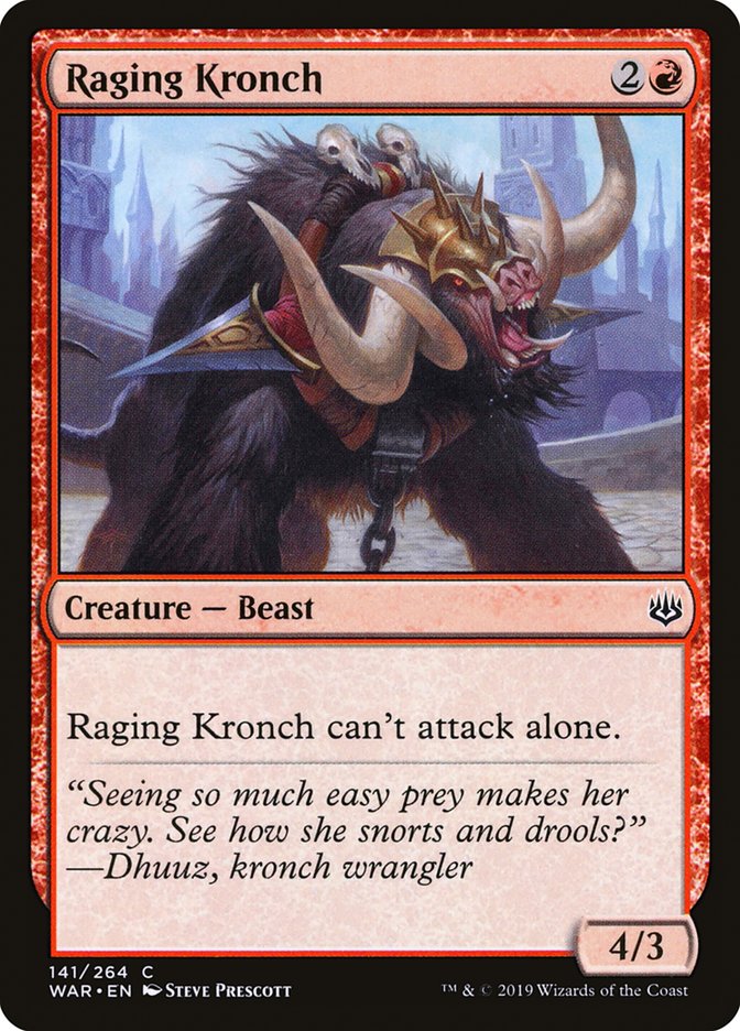 Raging Kronch [War of the Spark] | Pegasus Games WI