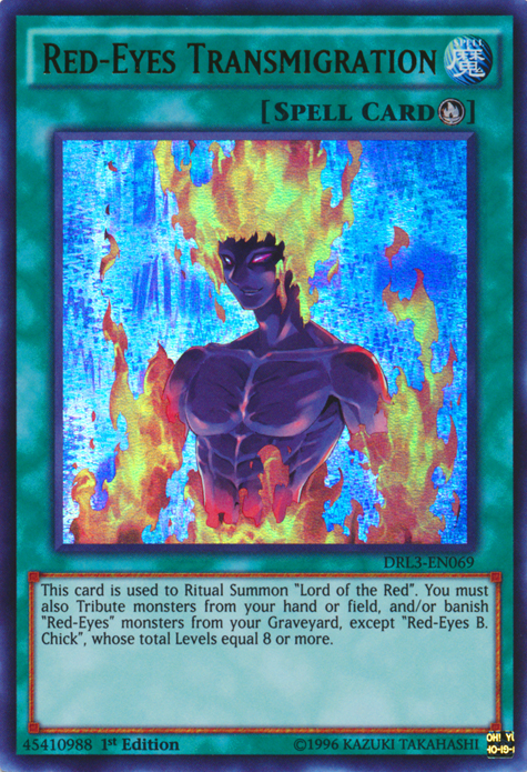 Red-Eyes Transmigration [DRL3-EN069] Ultra Rare | Pegasus Games WI
