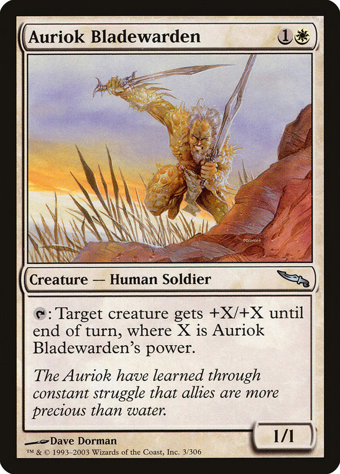 Auriok Bladewarden [Mirrodin] | Pegasus Games WI