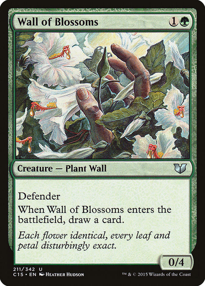 Wall of Blossoms [Commander 2015] | Pegasus Games WI