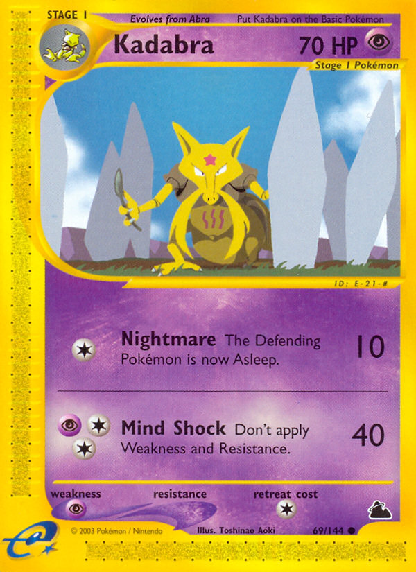 Kadabra (69/144) [Skyridge] | Pegasus Games WI