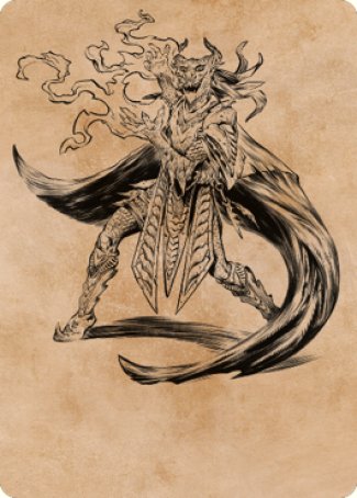 Livaan, Cultist of Tiamat Art Card [Commander Legends: Battle for Baldur's Gate Art Series] | Pegasus Games WI