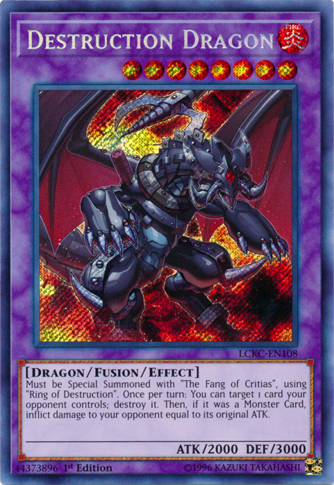 Destruction Dragon [LCKC-EN108] Secret Rare | Pegasus Games WI