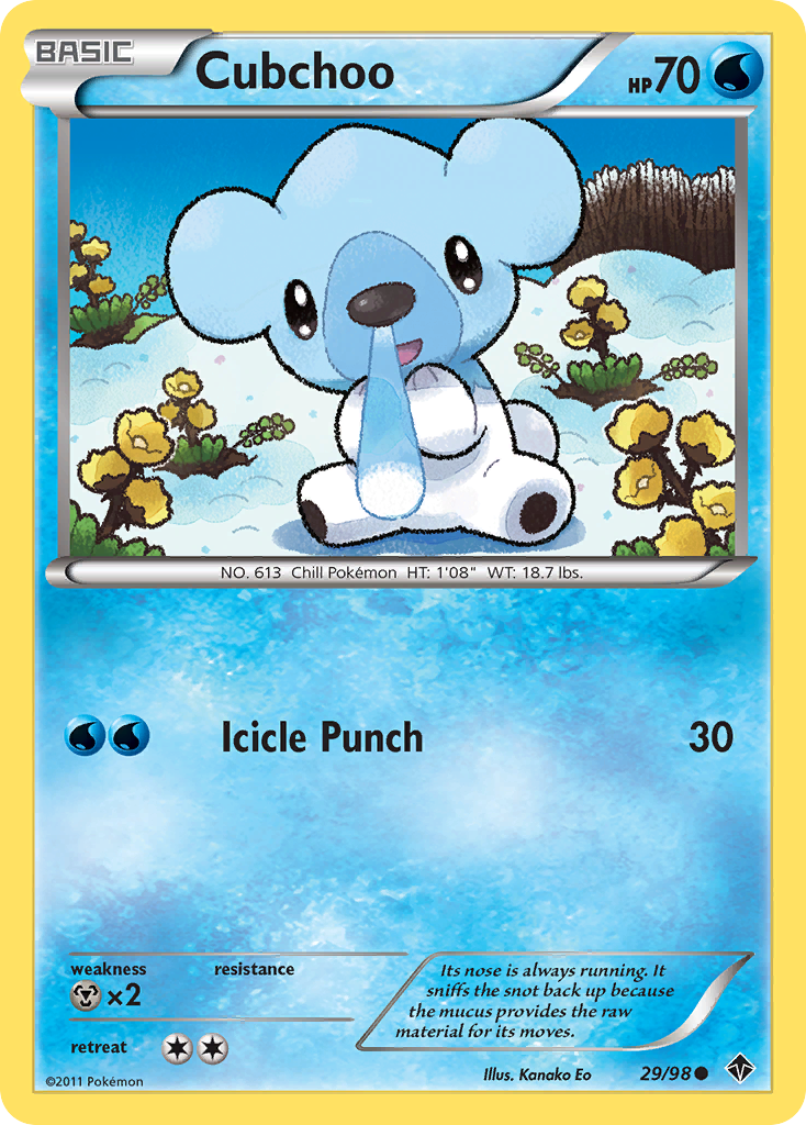 Cubchoo (29/98) [Black & White: Emerging Powers] | Pegasus Games WI