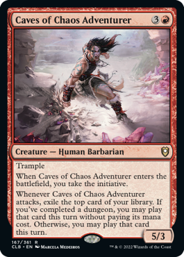 Caves of Chaos Adventurer [Commander Legends: Battle for Baldur's Gate] | Pegasus Games WI