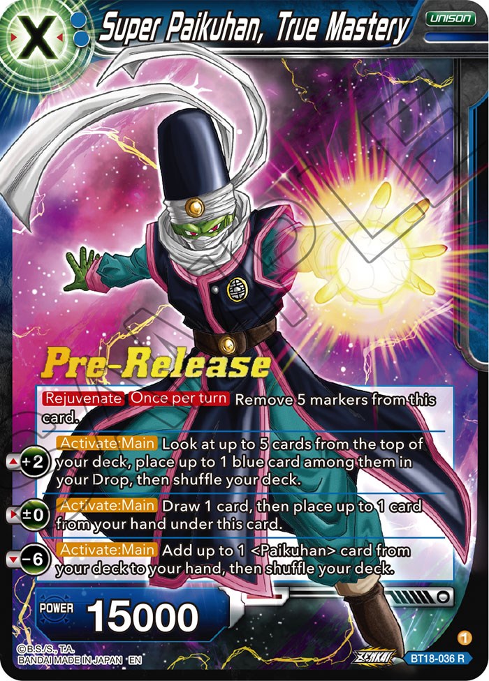 Super Paikuhan, True Master (BT18-036) [Dawn of the Z-Legends Prerelease Promos] | Pegasus Games WI