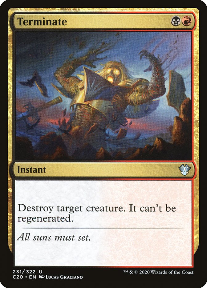 Terminate [Commander 2020] | Pegasus Games WI