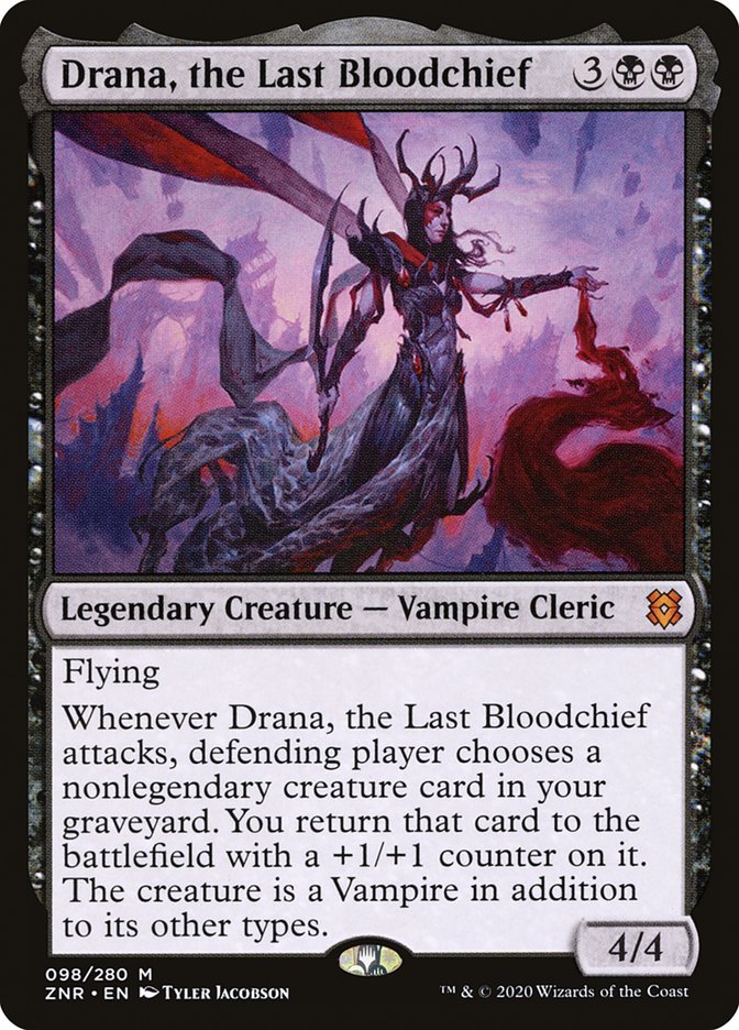 Drana, the Last Bloodchief [Zendikar Rising] | Pegasus Games WI