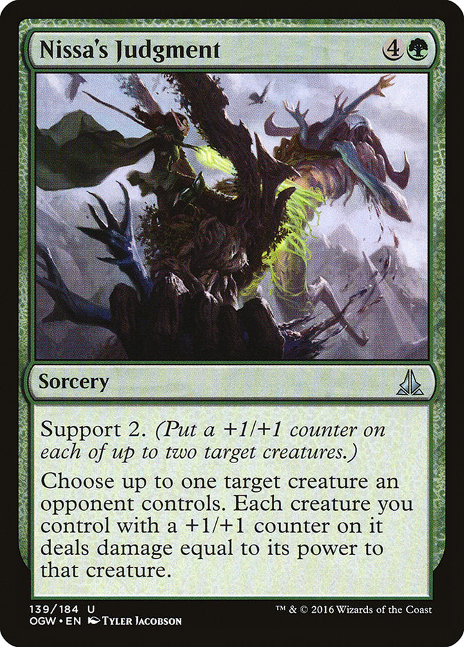 Nissa's Judgment [Oath of the Gatewatch] | Pegasus Games WI