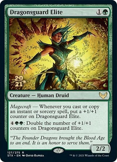 Dragonsguard Elite [Strixhaven: School of Mages Prerelease Promos] | Pegasus Games WI