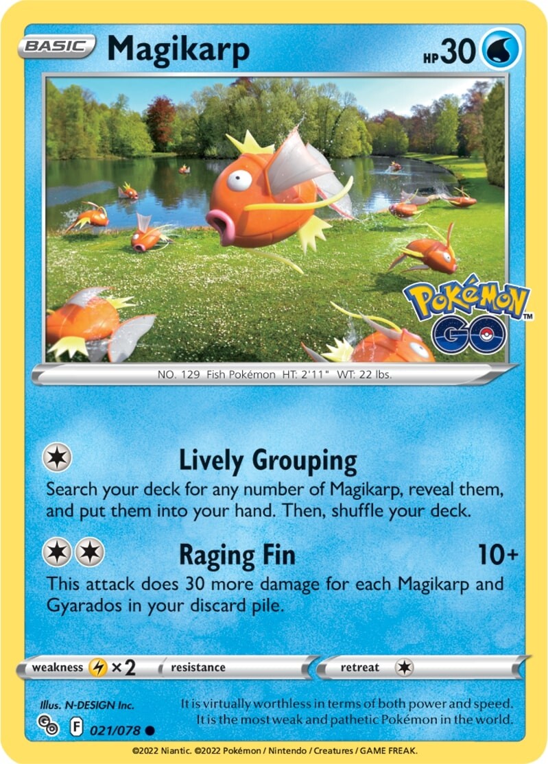 Magikarp (021/078) [Pokémon GO] | Pegasus Games WI