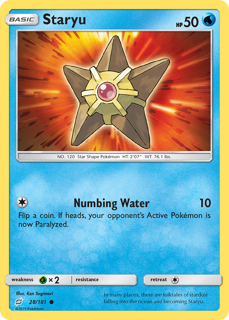 Staryu (28/181) [Sun & Moon: Team Up] | Pegasus Games WI