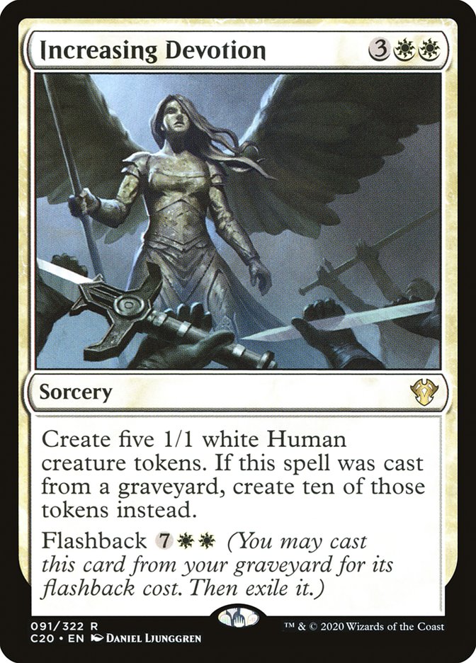Increasing Devotion [Commander 2020] | Pegasus Games WI
