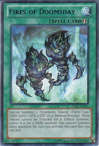 Fires of Doomsday (Blue) [DL15-EN014] Rare | Pegasus Games WI