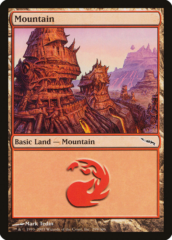 Mountain (299) [Mirrodin] | Pegasus Games WI