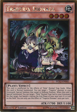 Traptrix Dionaea [PGL2-EN041] Gold Rare | Pegasus Games WI