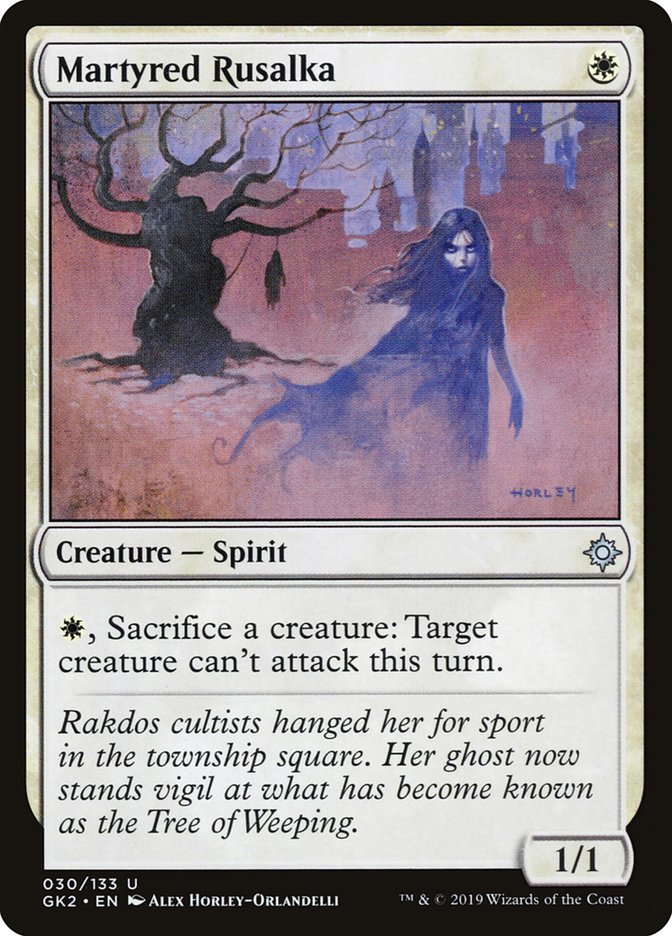 Martyred Rusalka [Ravnica Allegiance Guild Kit] | Pegasus Games WI