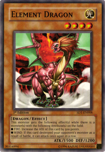 Element Dragon [SD1-EN008] Common | Pegasus Games WI