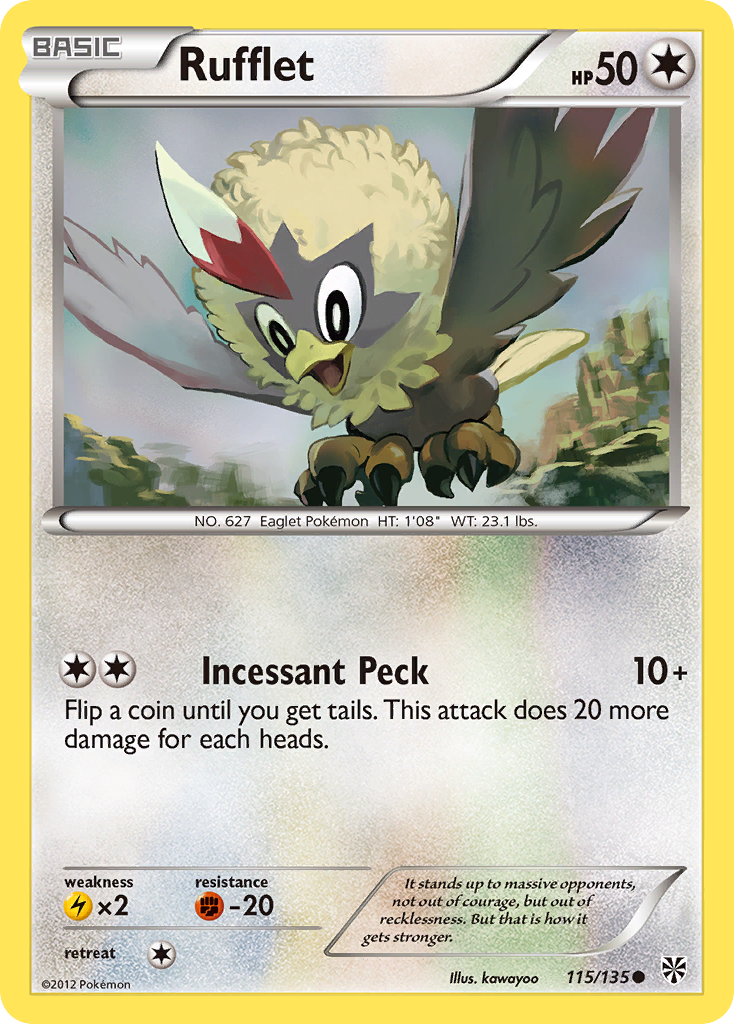 Rufflet (115/135) [Black & White: Plasma Storm] | Pegasus Games WI