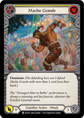 Macho Grande (Yellow) [EVR028] (Everfest)  1st Edition Rainbow Foil | Pegasus Games WI