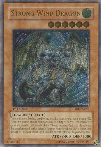 Strong Wind Dragon (UTR) [RGBT-EN003] Ultimate Rare | Pegasus Games WI