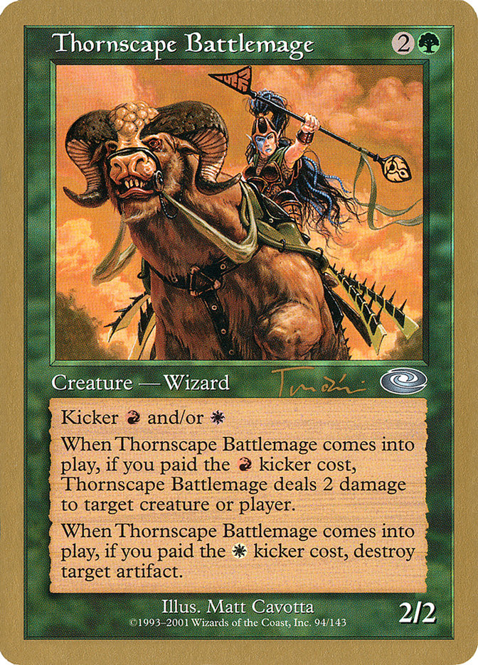 Thornscape Battlemage (Jan Tomcani) [World Championship Decks 2001] | Pegasus Games WI