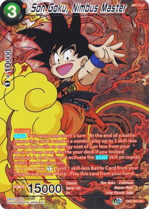 Son Goku, Nimbus Master (DB3-003) [Collector's Selection Vol. 2] | Pegasus Games WI