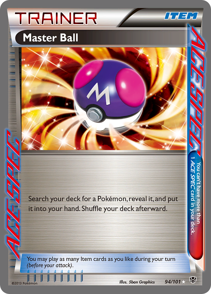 Master Ball (94/101) [Black & White: Plasma Blast] | Pegasus Games WI