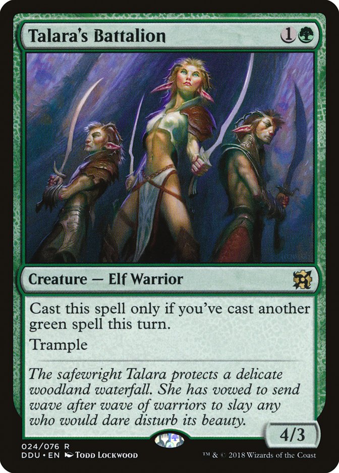 Talara's Battalion [Duel Decks: Elves vs. Inventors] | Pegasus Games WI
