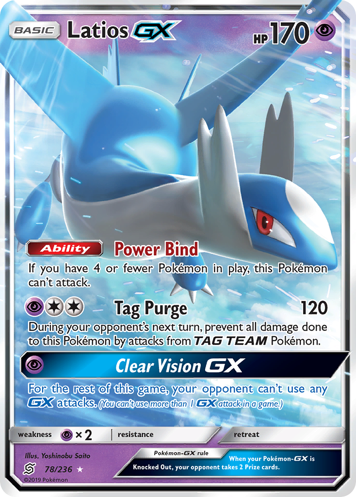 Latios GX (78/236) [Sun & Moon: Unified Minds] | Pegasus Games WI