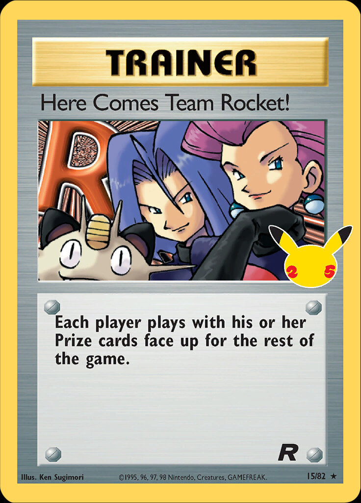 Here Comes Team Rocket! (15/82) [Celebrations: 25th Anniversary - Classic Collection] | Pegasus Games WI