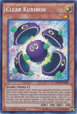 Clear Kuriboh [MVP1-ENS47] Secret Rare | Pegasus Games WI