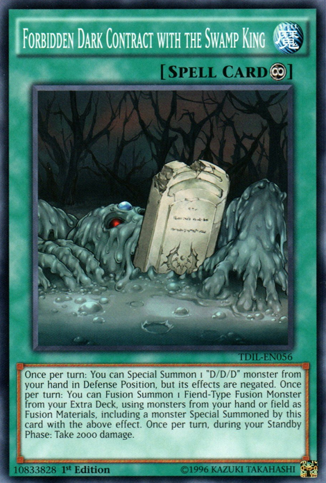 Forbidden Dark Contract with the Swamp King [TDIL-EN056] Common | Pegasus Games WI