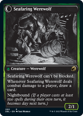 Suspicious Stowaway // Seafaring Werewolf [Innistrad: Double Feature] | Pegasus Games WI
