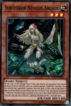 Subterror Nemesis Archer [OP11-EN005] Super Rare | Pegasus Games WI