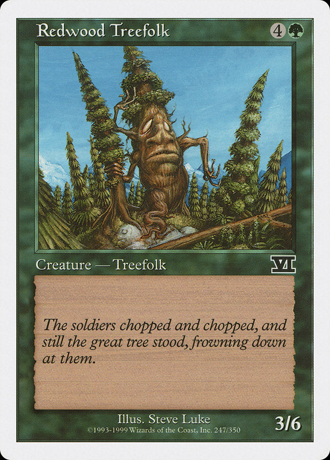 Redwood Treefolk [Classic Sixth Edition] | Pegasus Games WI