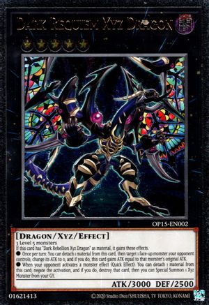 Dark Requiem Xyz Dragon [OP15-EN002] Ultimate Rare | Pegasus Games WI