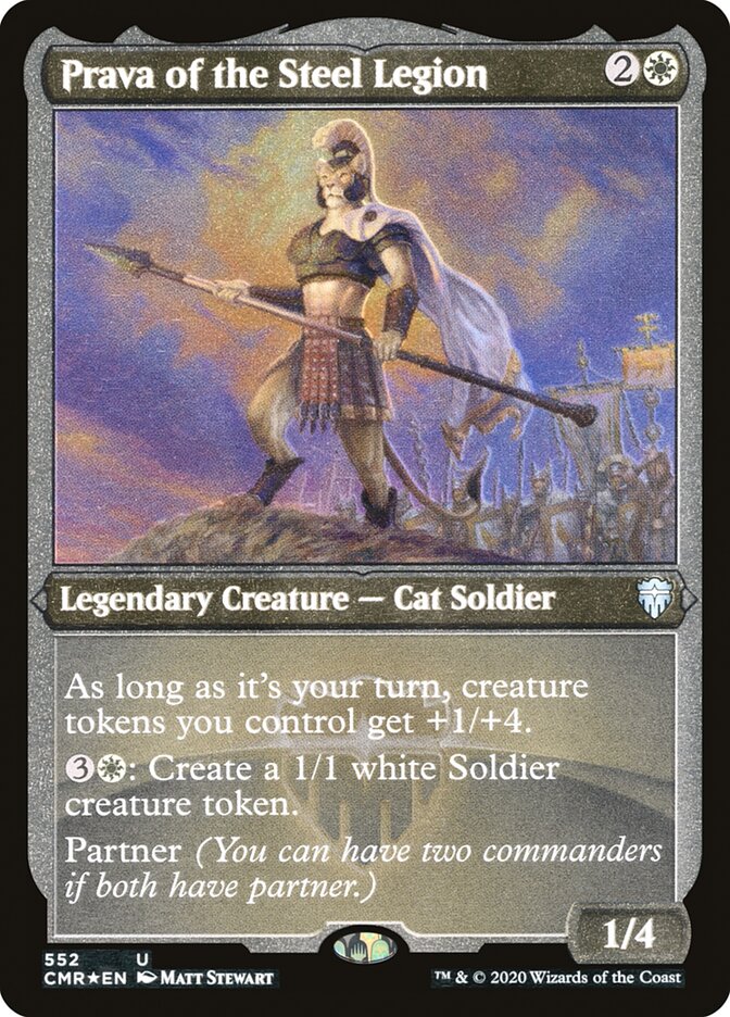 Prava of the Steel Legion (Etched) [Commander Legends] | Pegasus Games WI