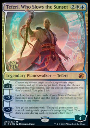 Teferi, Who Slows the Sunset [Innistrad: Midnight Hunt Prerelease Promos] | Pegasus Games WI