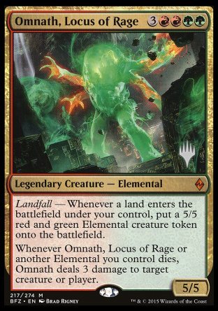 Omnath, Locus of Rage (Promo Pack) [Battle for Zendikar Promos] | Pegasus Games WI