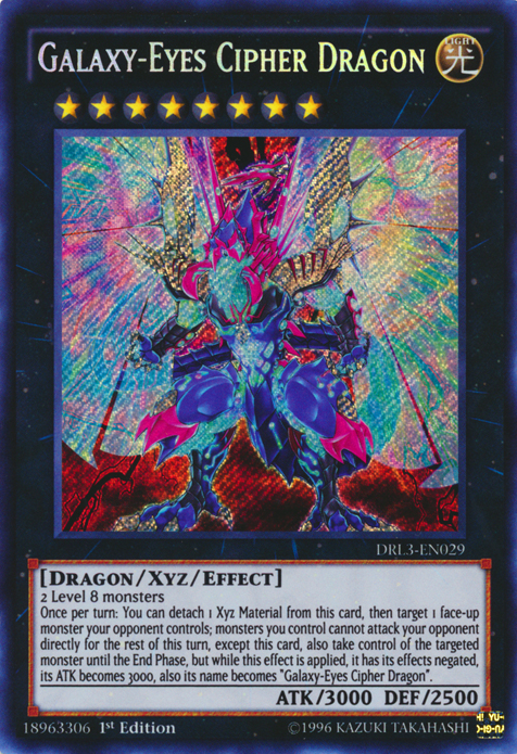 Galaxy-Eyes Cipher Dragon [DRL3-EN029] Secret Rare | Pegasus Games WI