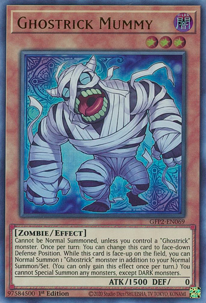 Ghostrick Mummy [GFP2-EN069] Ultra Rare | Pegasus Games WI