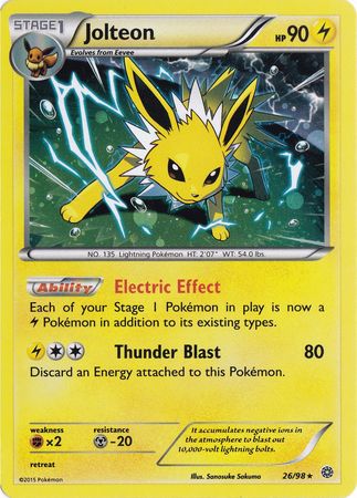 Jolteon (26/98) (Cosmos Holo) [XY: Ancient Origins] | Pegasus Games WI
