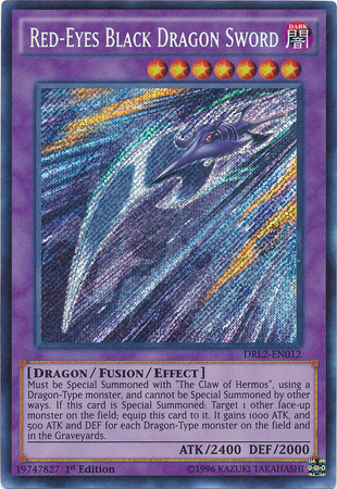 Red-Eyes Black Dragon Sword [DRL2-EN012] Secret Rare | Pegasus Games WI