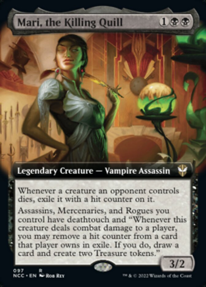 Mari, the Killing Quill (Extended Art) [Streets of New Capenna Commander] | Pegasus Games WI