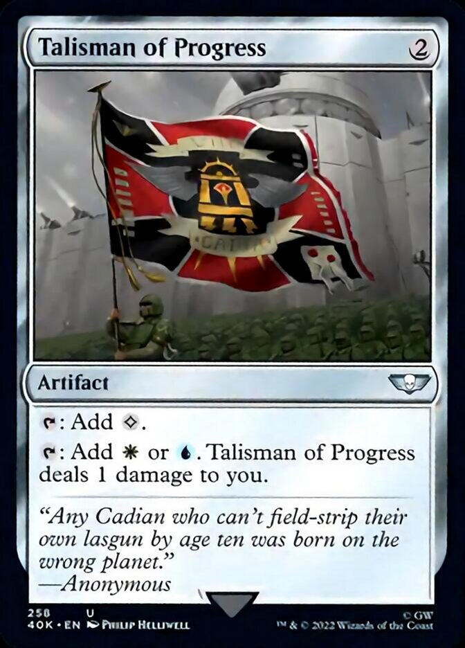 Talisman of Progress (Surge Foil) [Warhammer 40,000] | Pegasus Games WI